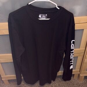 Carhartt Men's Long Sleeve Tee in Black